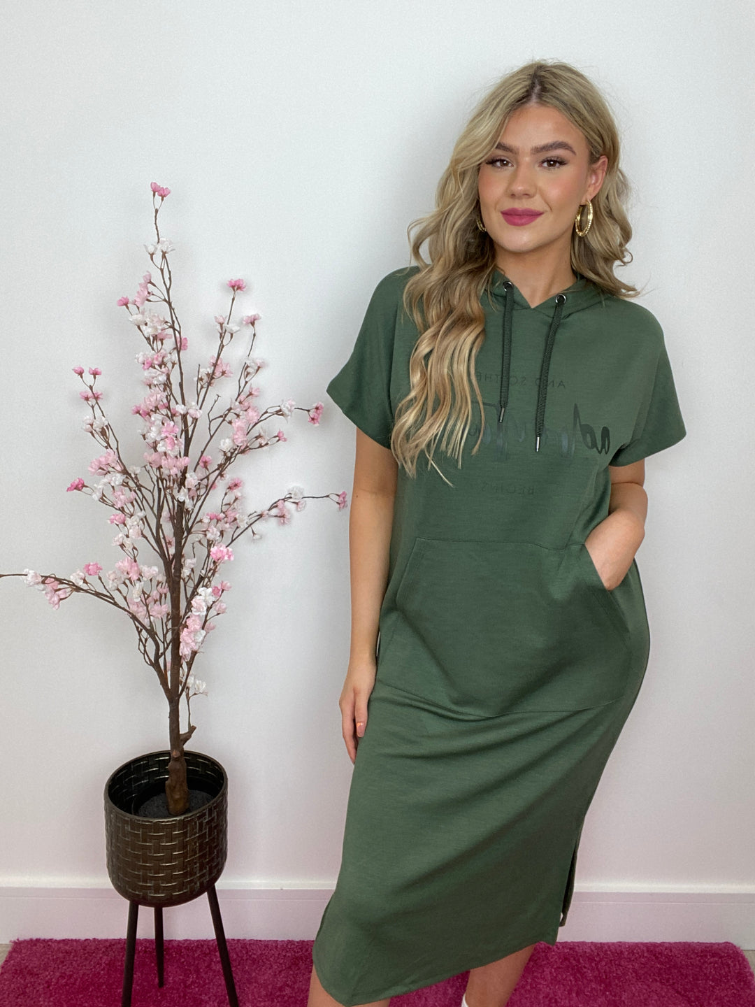 Banu 96 Hoodie Dress