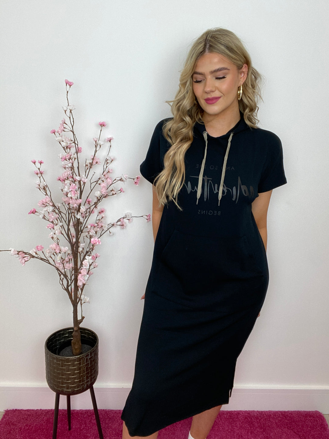 Banu 96 Hoodie Dress