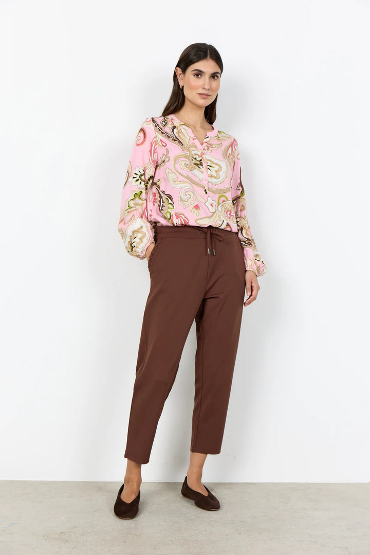 Siham 2 Pants Cropped Brown