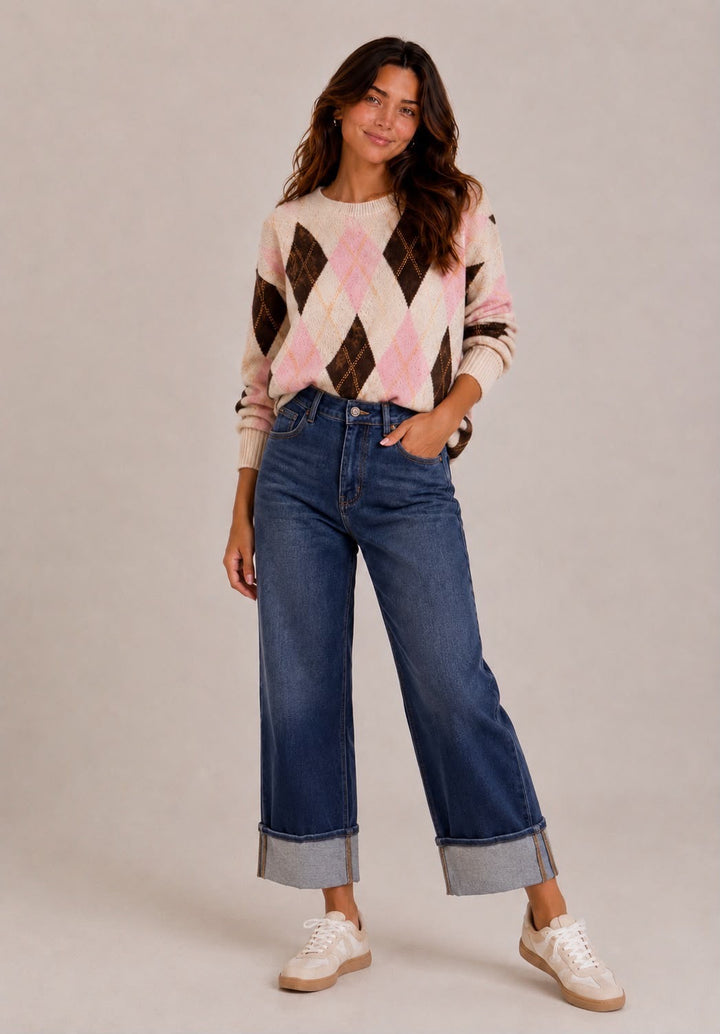 Folyrose Straight Leg Jeans