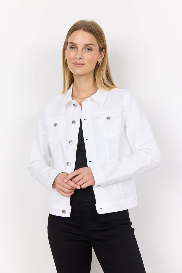 Erna 2 Denim Jacket White