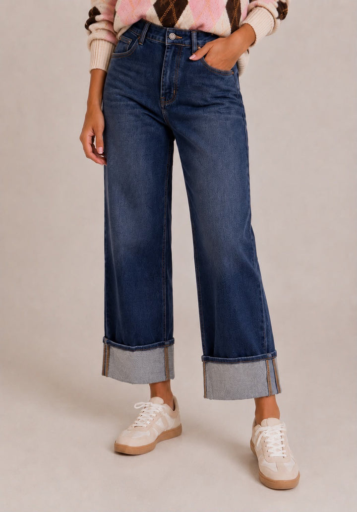 Folyrose Straight Leg Jeans