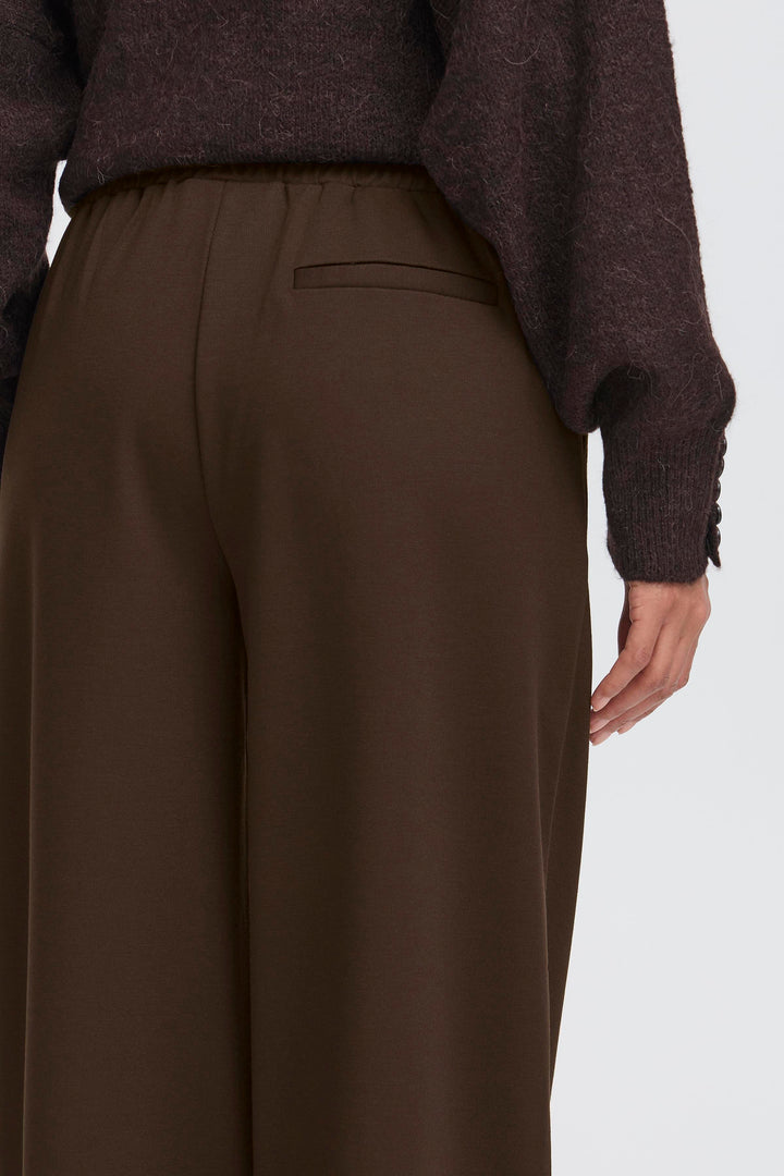 Kate SUS Long Wide Trousers Chocolate Torte