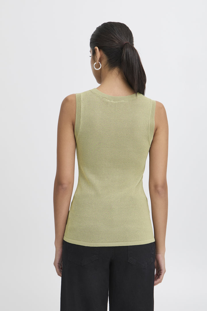 Delany Top Tea Green