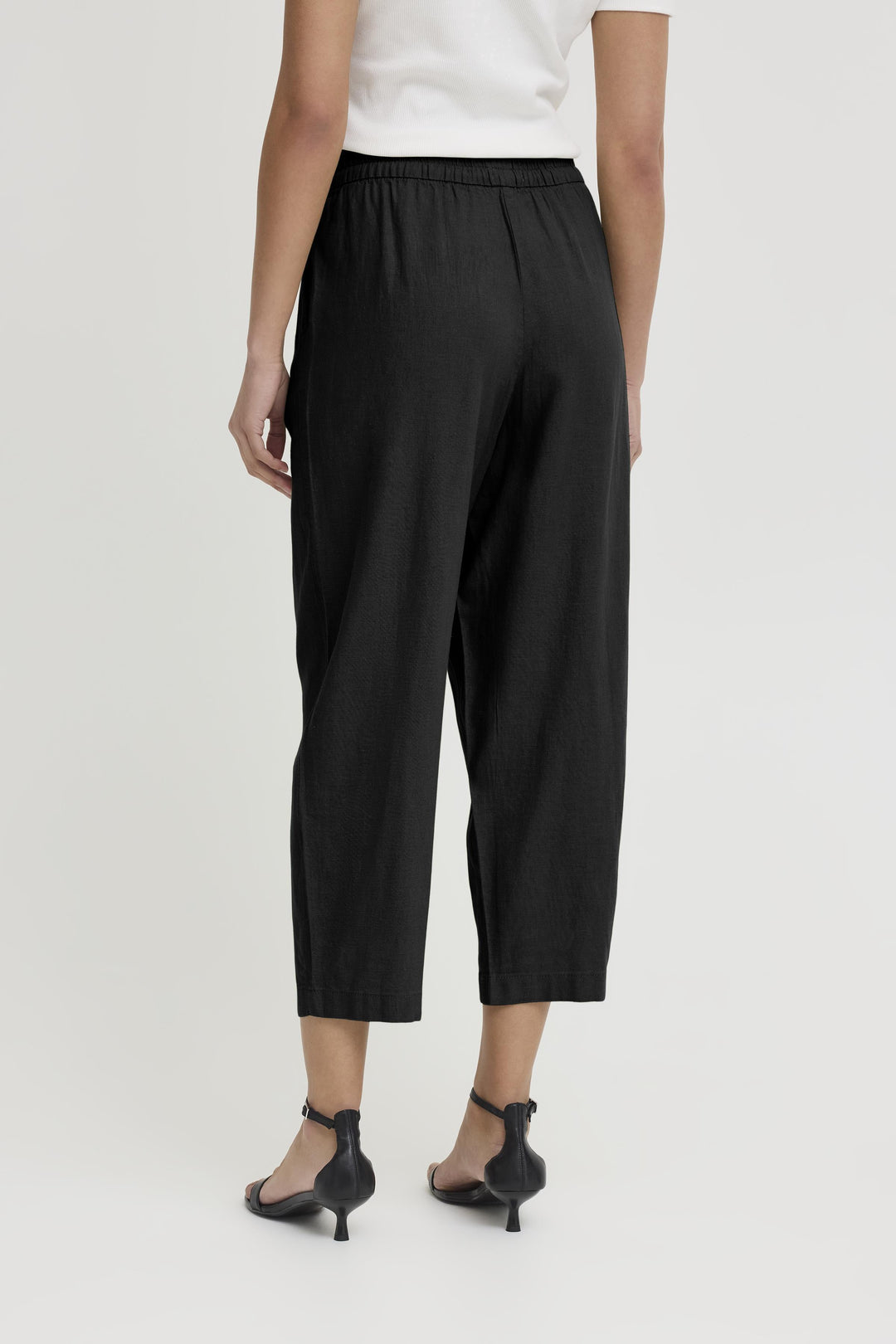 Linno Barrel Pants Black