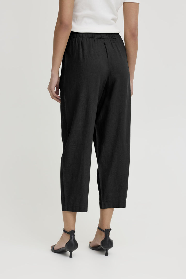 Linno Barrel Pants Black