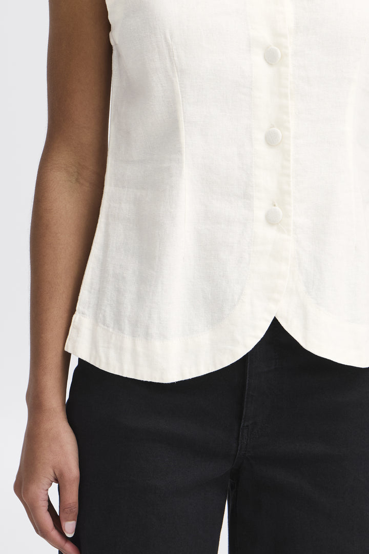 Linno Waistcoat Cloud Dancer