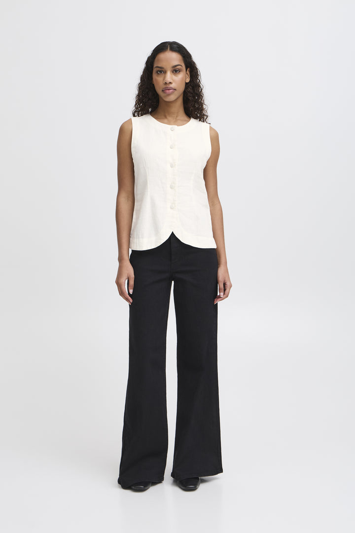 Linno Waistcoat Cloud Dancer