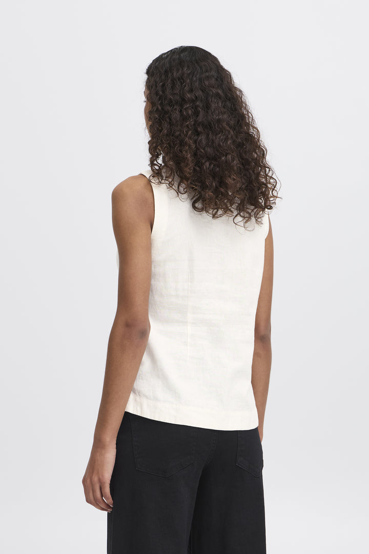 Linno Waistcoat Cloud Dancer