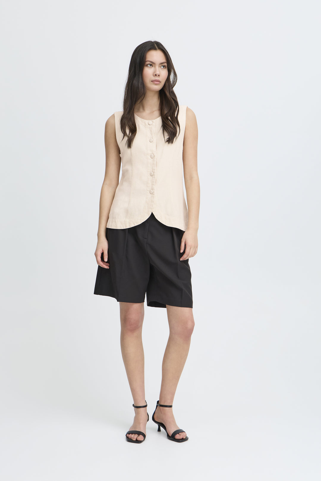Linno Waistcoat Natural
