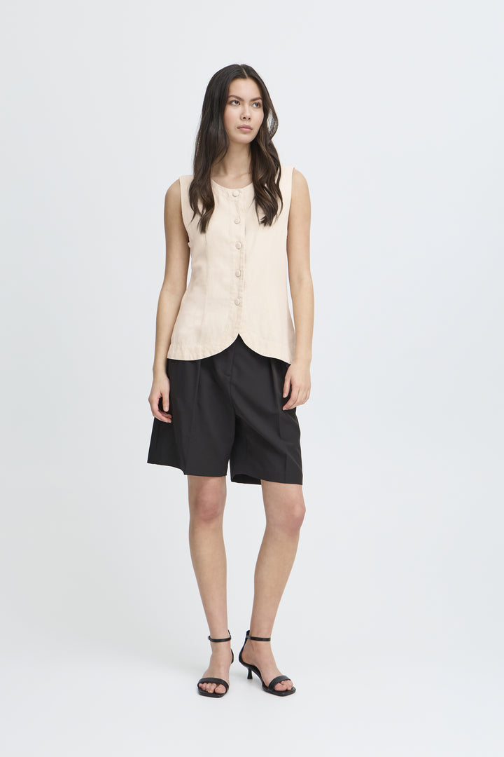 Linno Waistcoat Natural