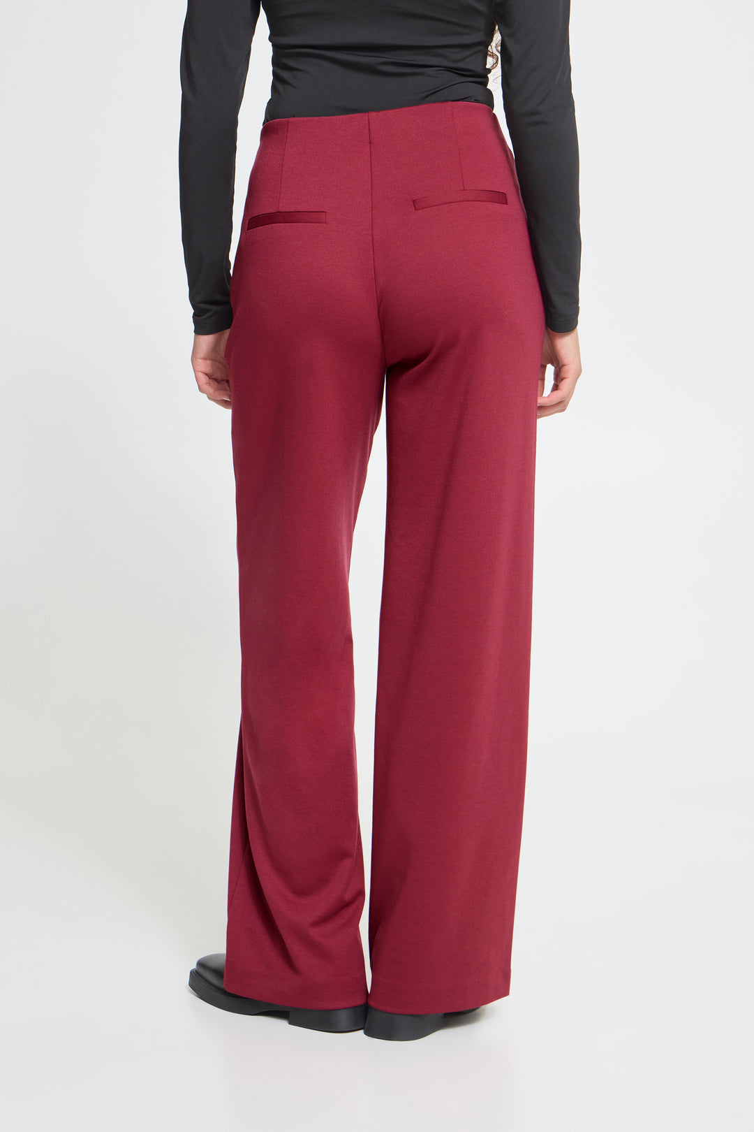 Kate Wide Leg Trousers Rhododendron