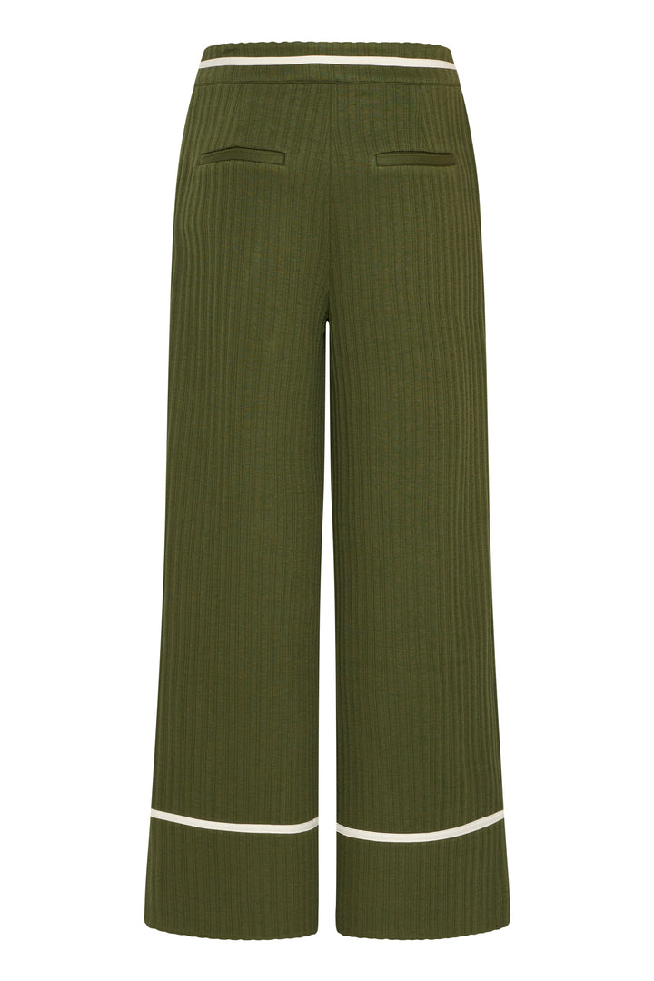 Kate Quilted Pants Green