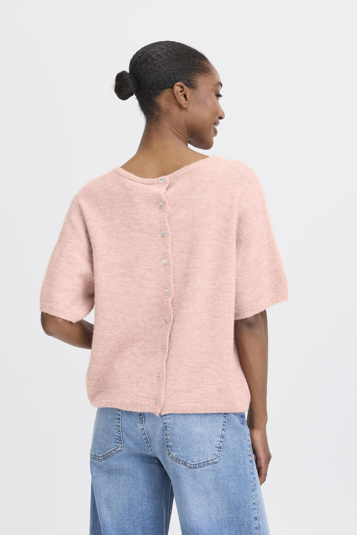 Kamara Short Sleeved Jumper Pink