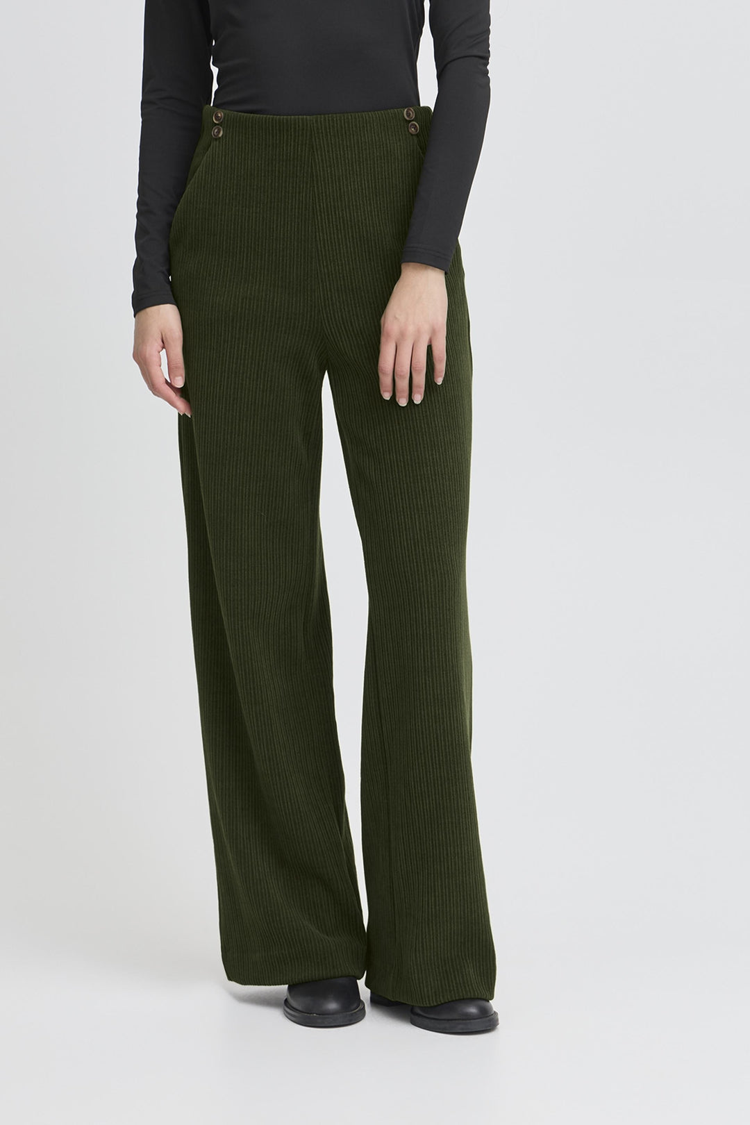Kate Corduroy Pants Rifle Green