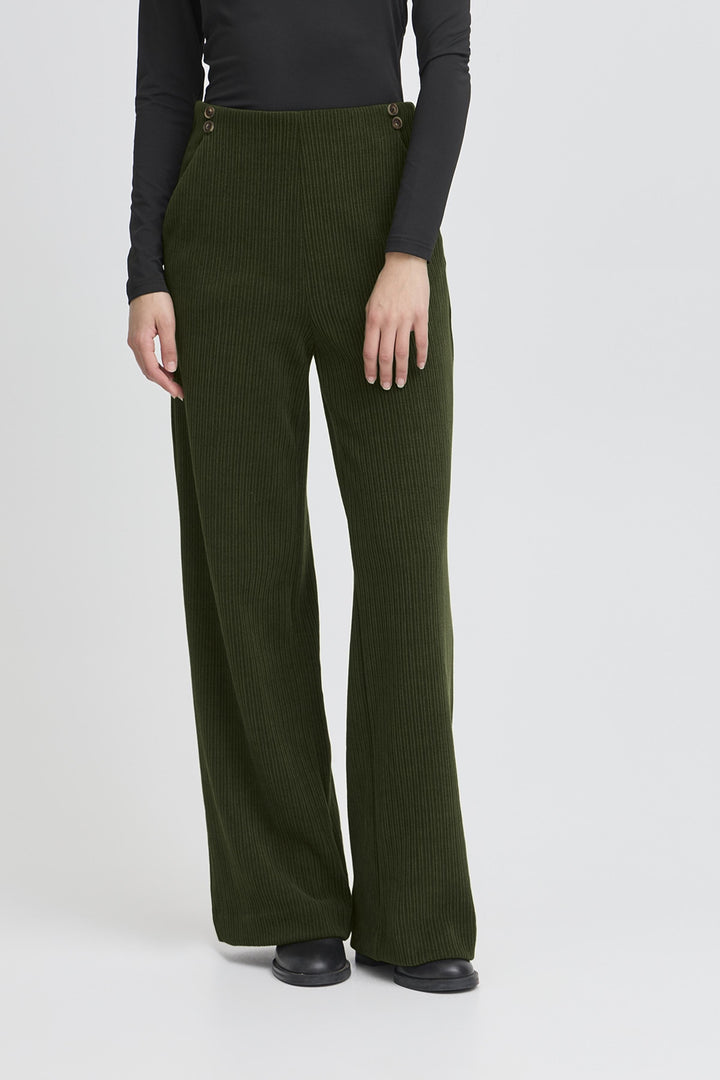 Kate Corduroy Pants Rifle Green