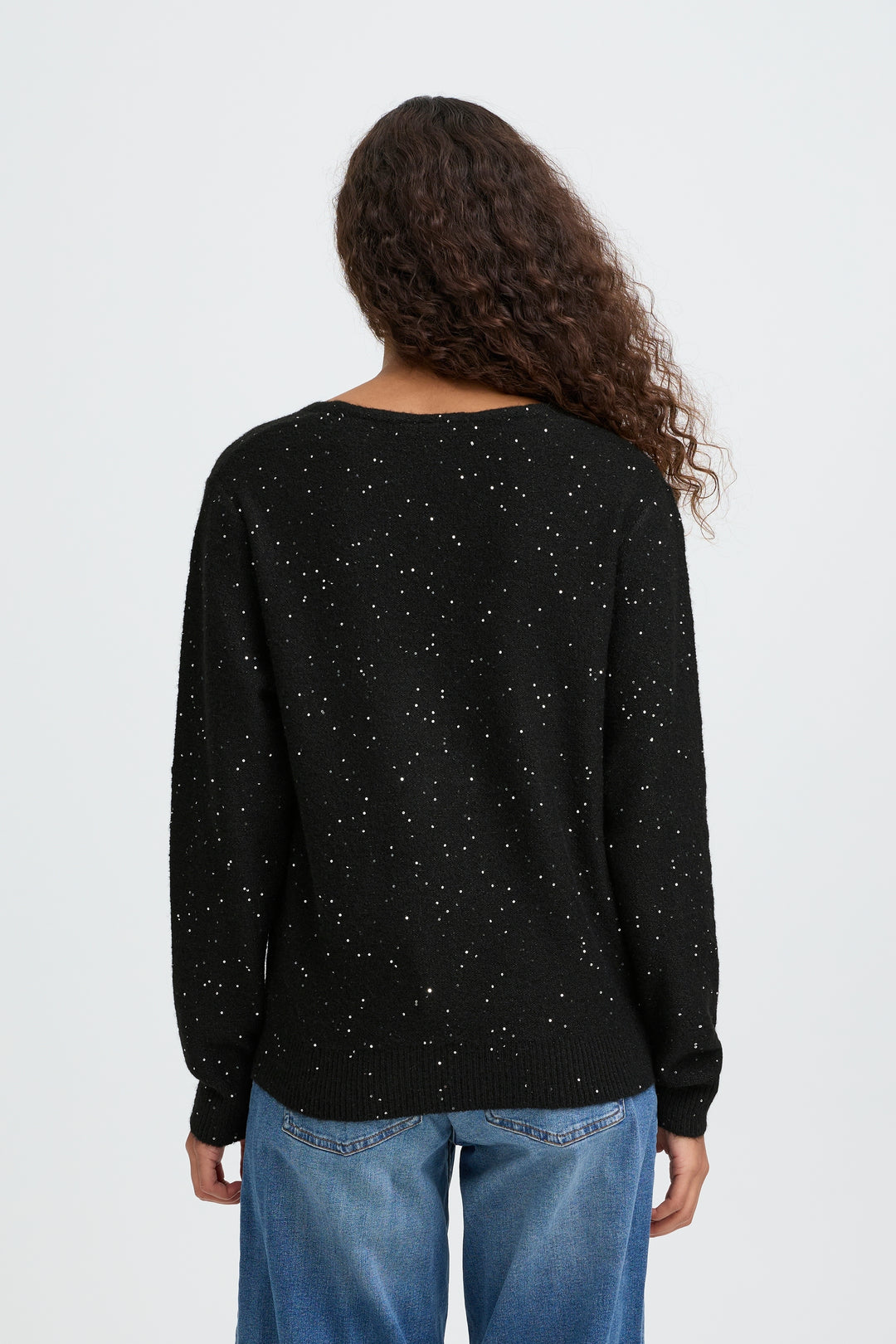 Damian Long Sleeved Jumper Black