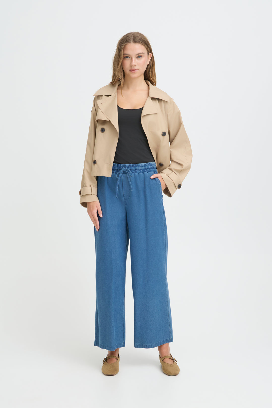 Kate Denim Pants Medium Blue