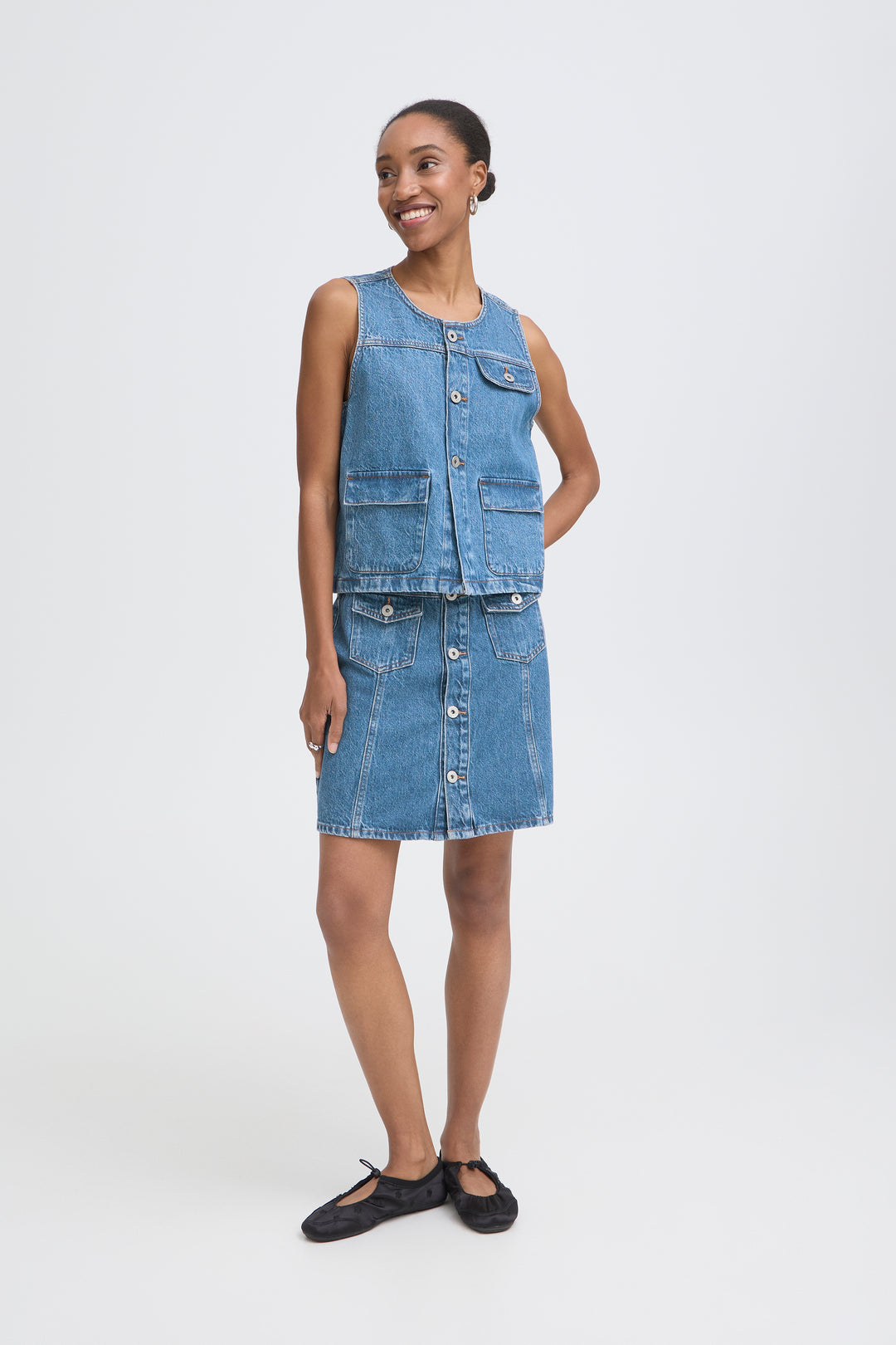 Pamila Denim Waistcoat