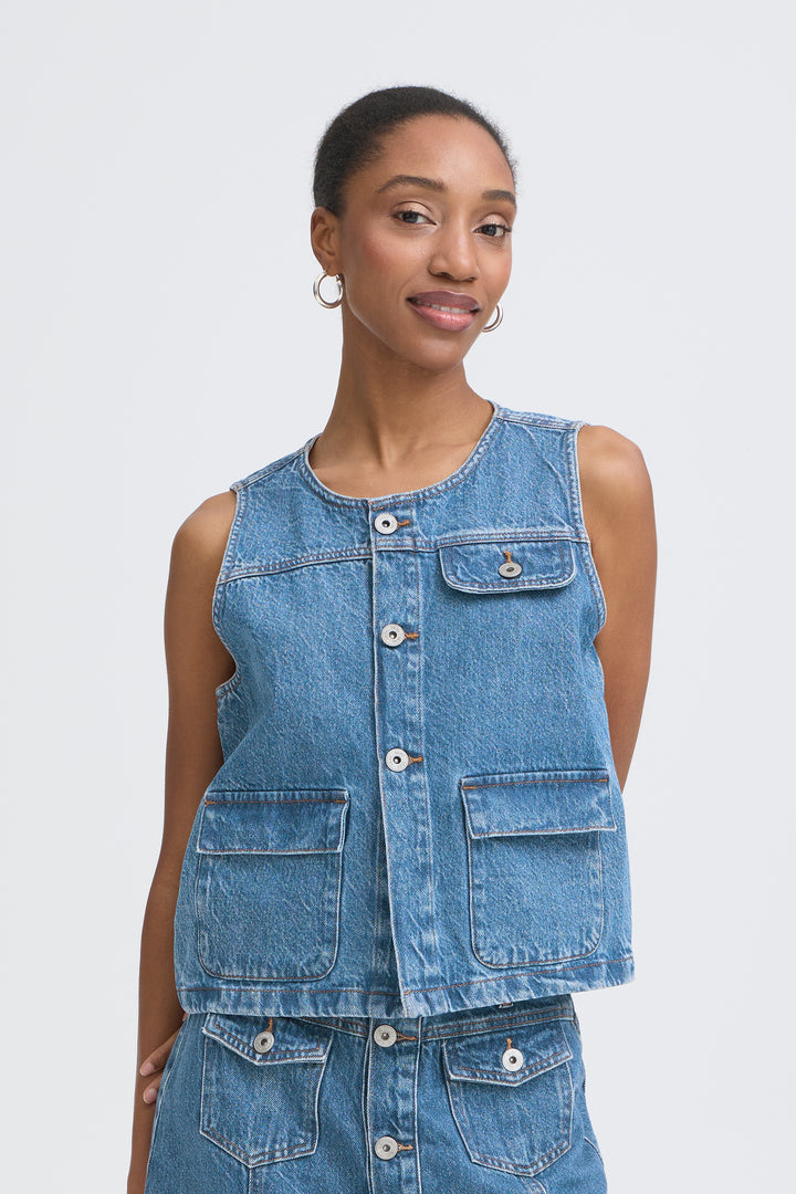 Pamila Denim Waistcoat