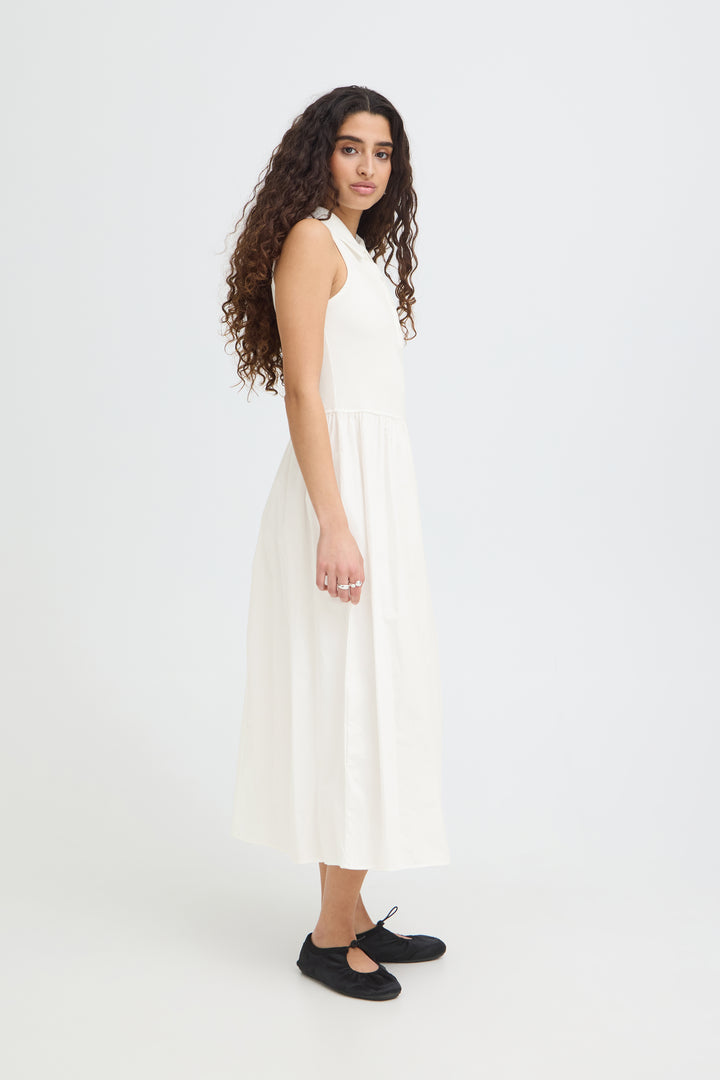 Monna Polo Dress White