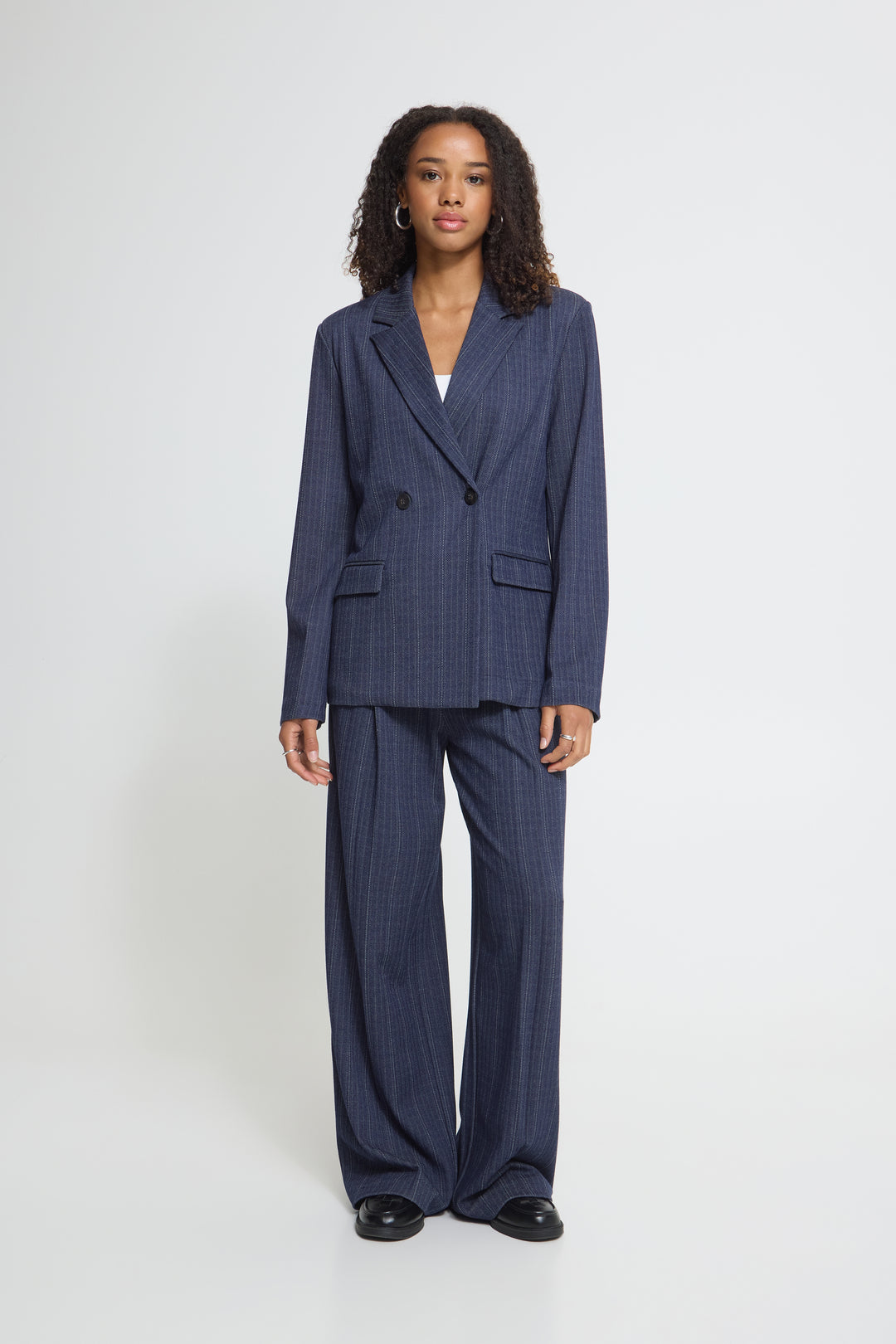 Kate Pinelle Wide Pants Dark Blue