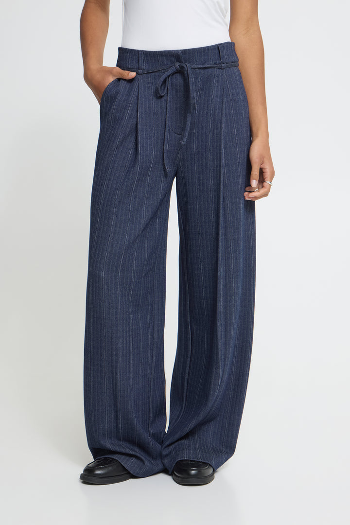 Kate Pinelle Wide Pants Dark Blue