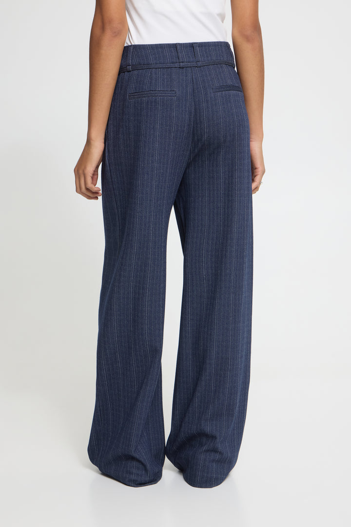 Kate Pinelle Wide Pants Dark Blue