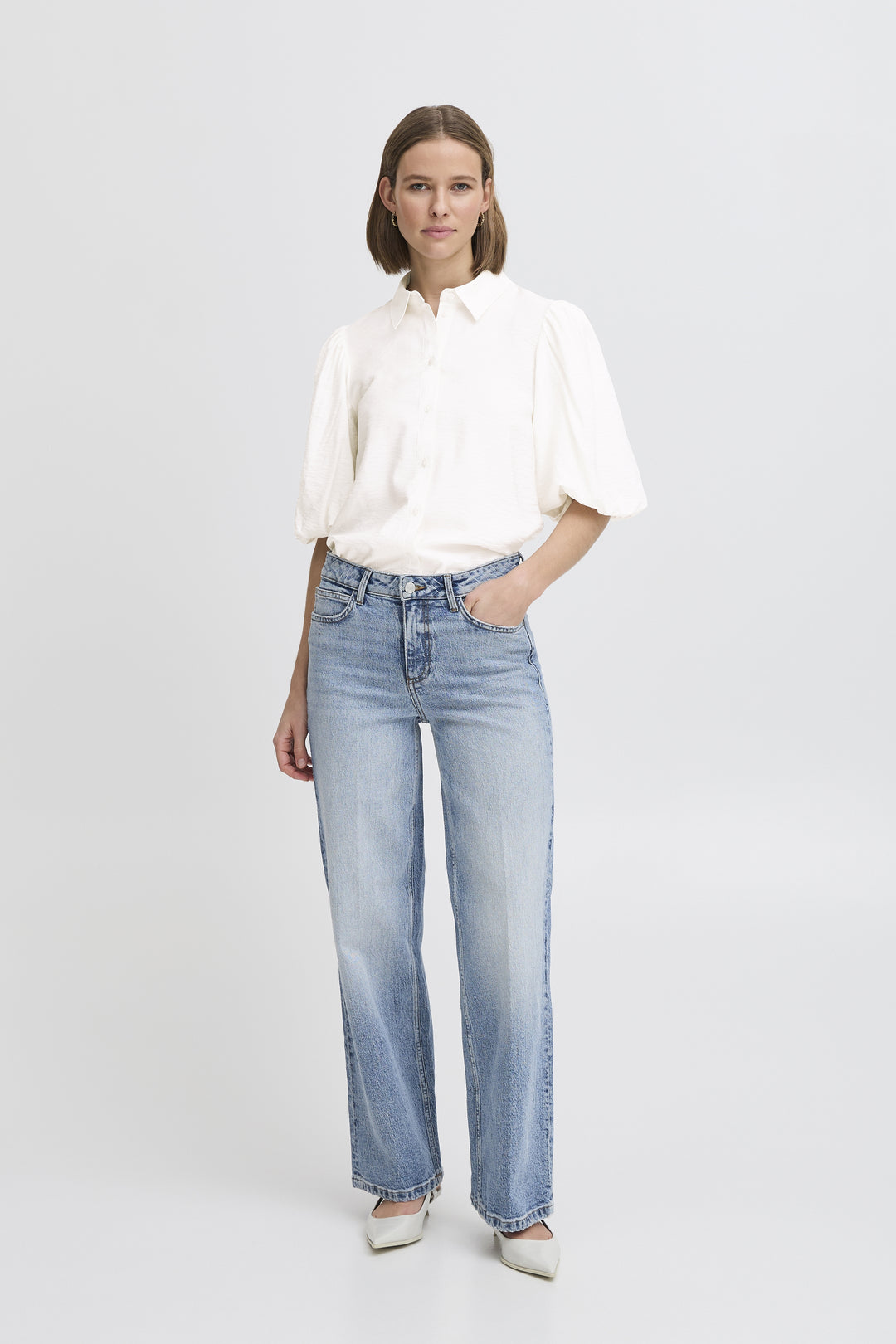 Ibine Balloon Sleeve Shirt