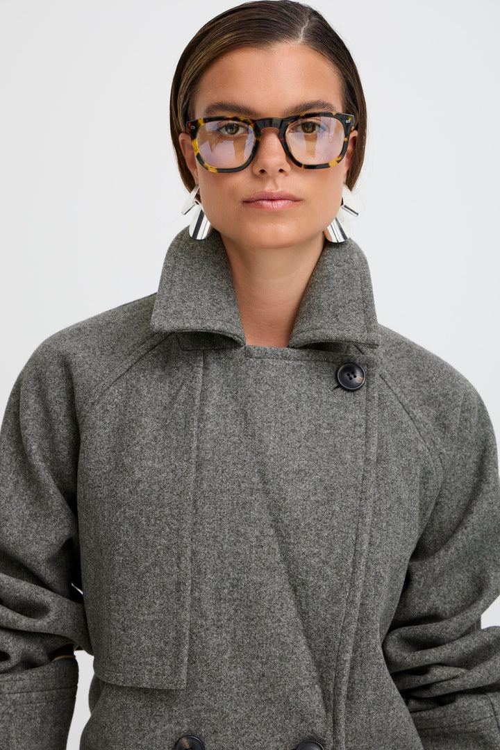 Cilia Trench Coat Grey