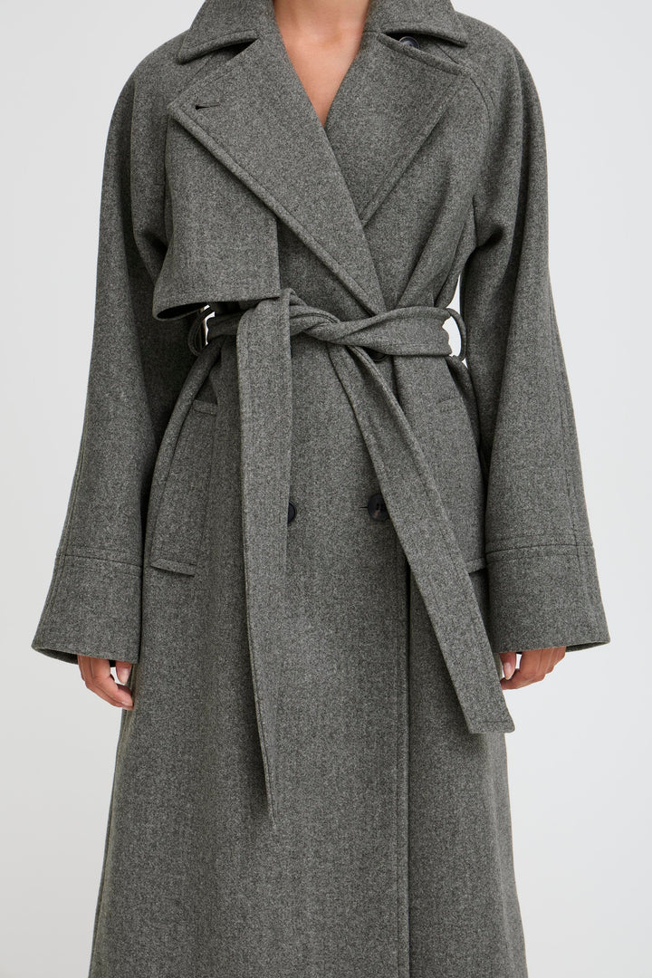 Cilia Trench Coat Grey