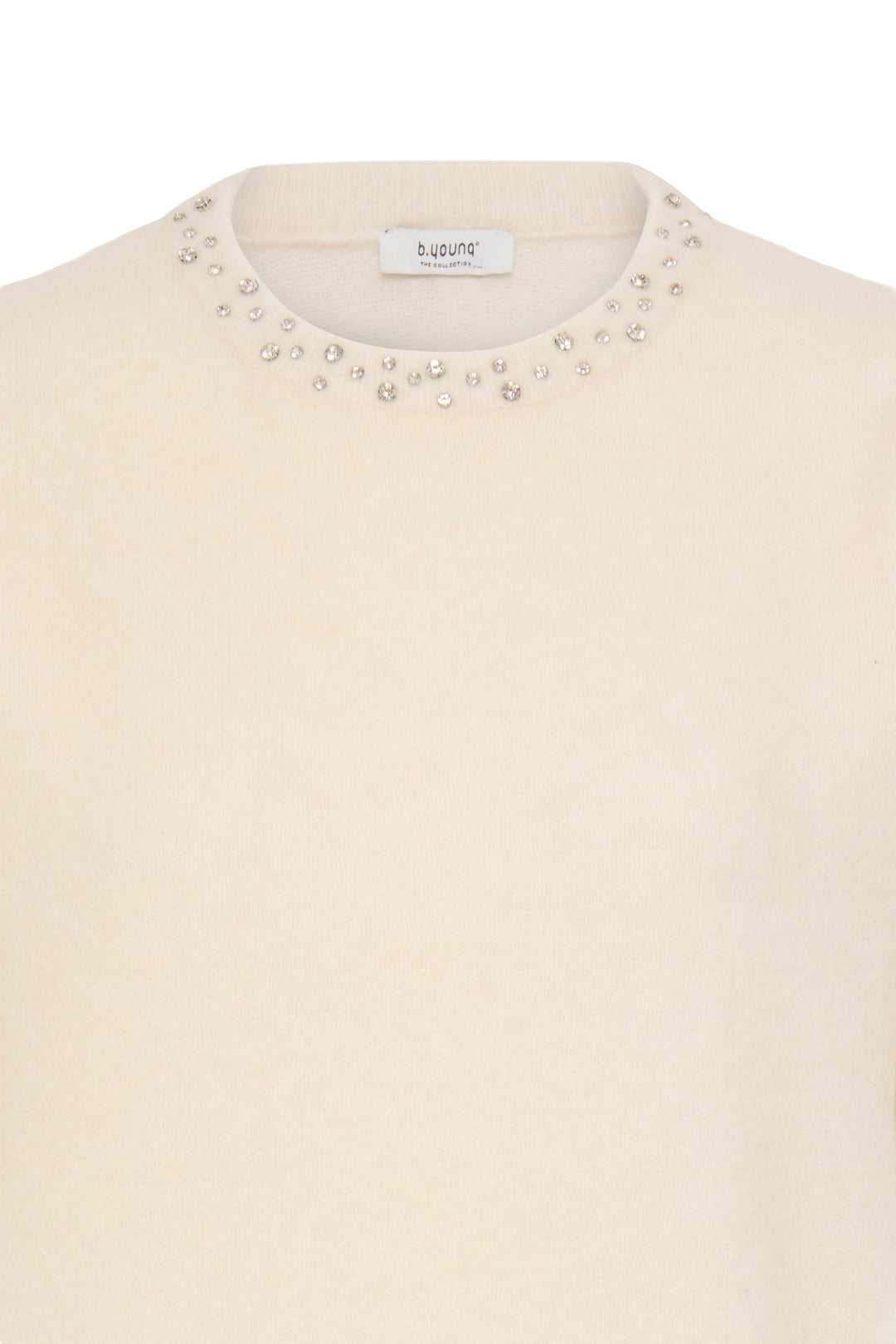 Omea Rhinestone Short Sleeve Jumper