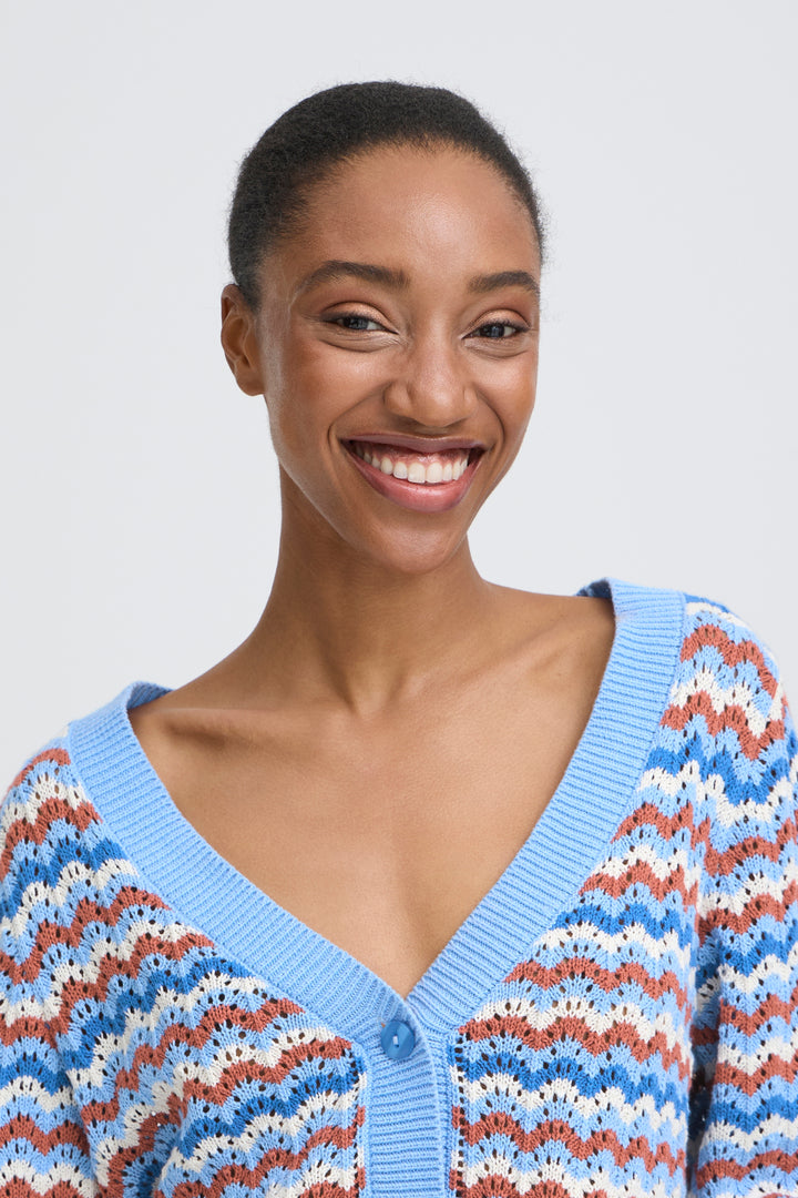 Nero Pointelle Cardigan