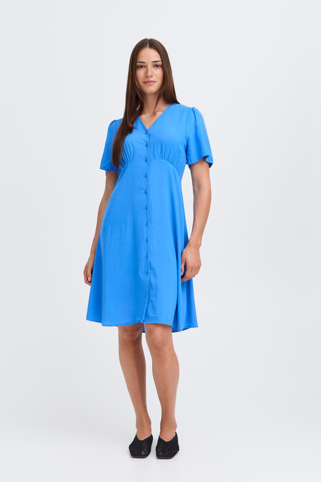 Joella Short VNeck Dress Nebulas Blue