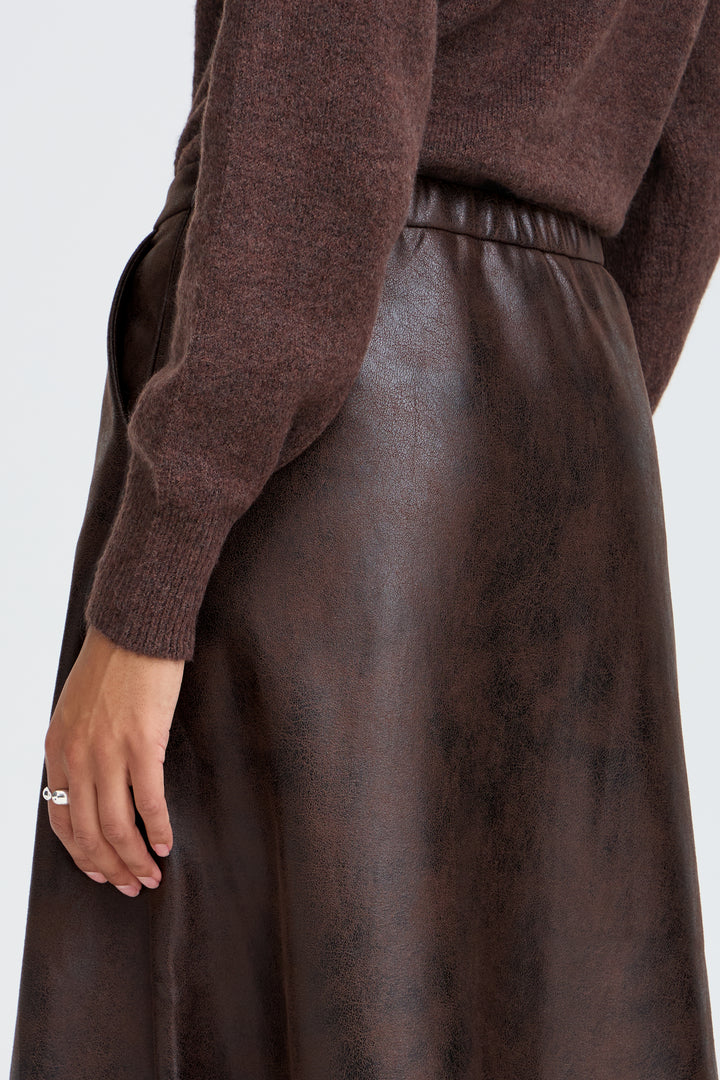 Dimian Skirt Java Brown