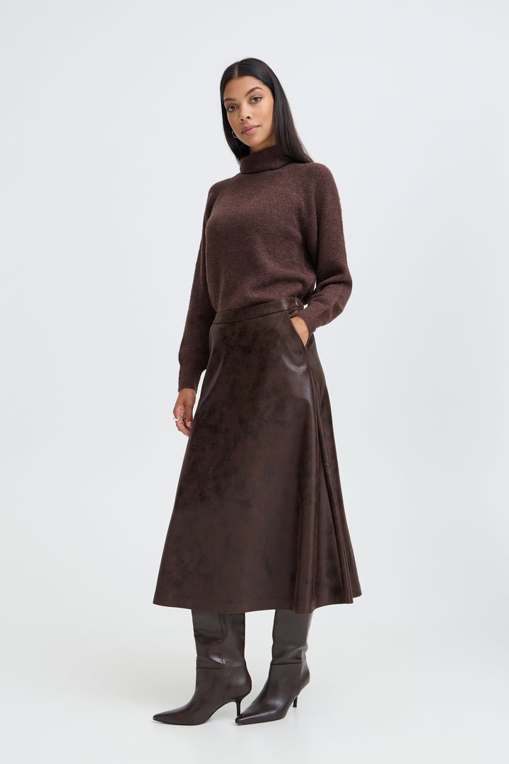 Dimian Skirt Java Brown