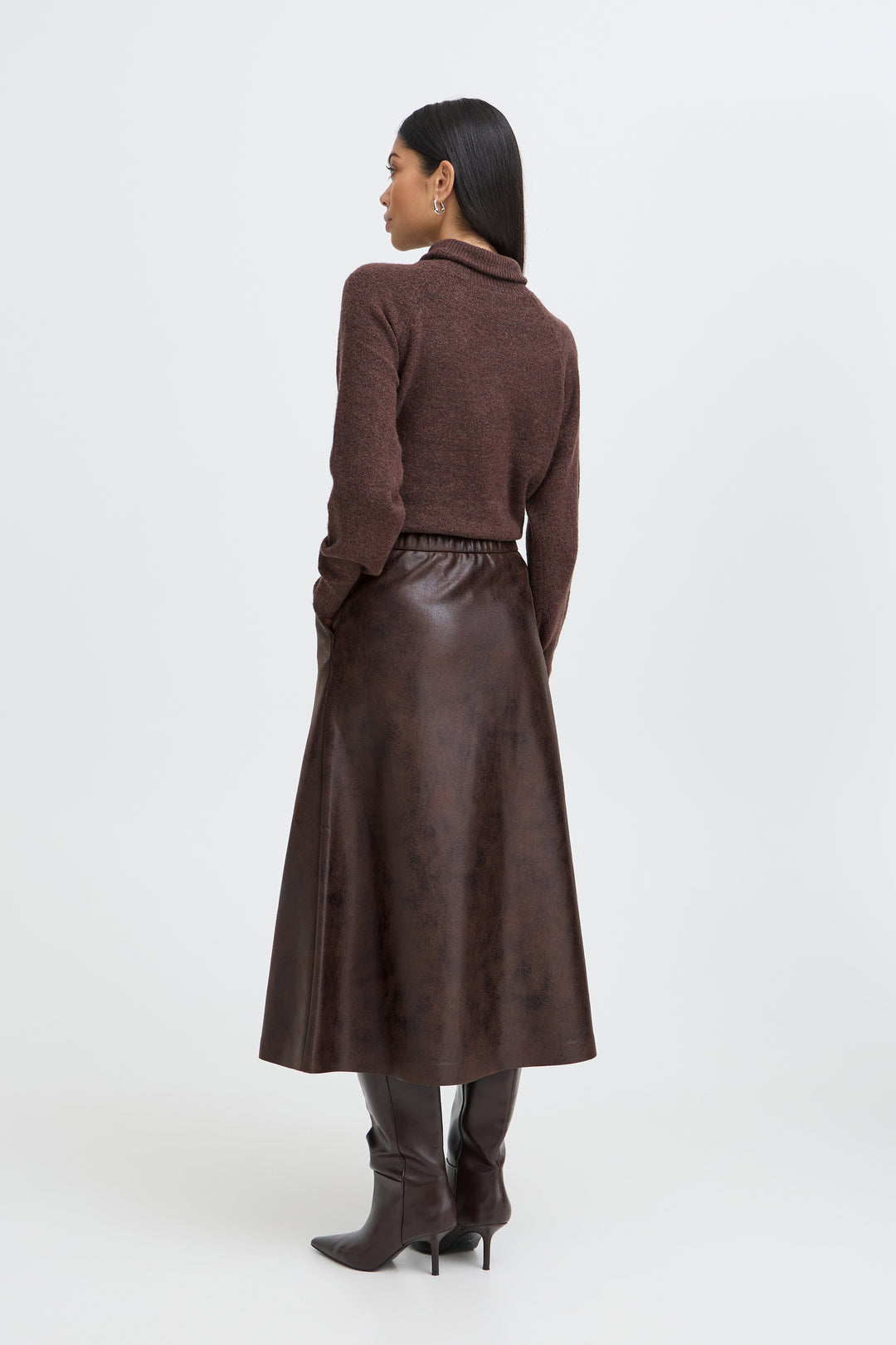 Dimian Skirt Java Brown