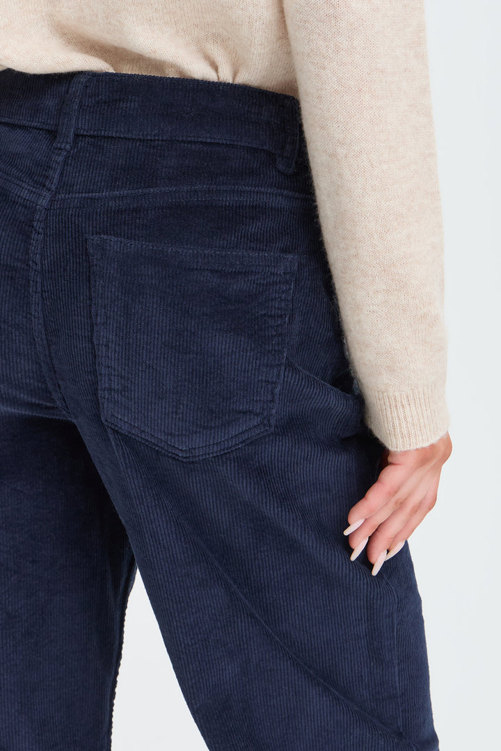 Dasik Cord Pants Dark Saphire Blue