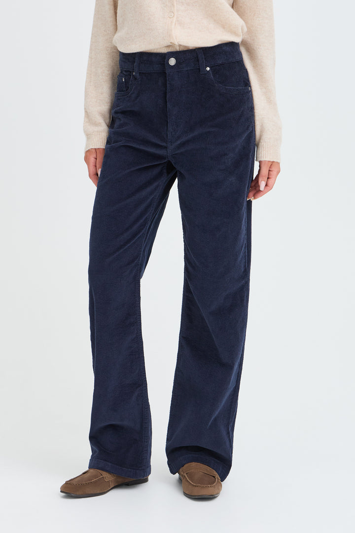 Dasik Cord Pants Dark Saphire Blue