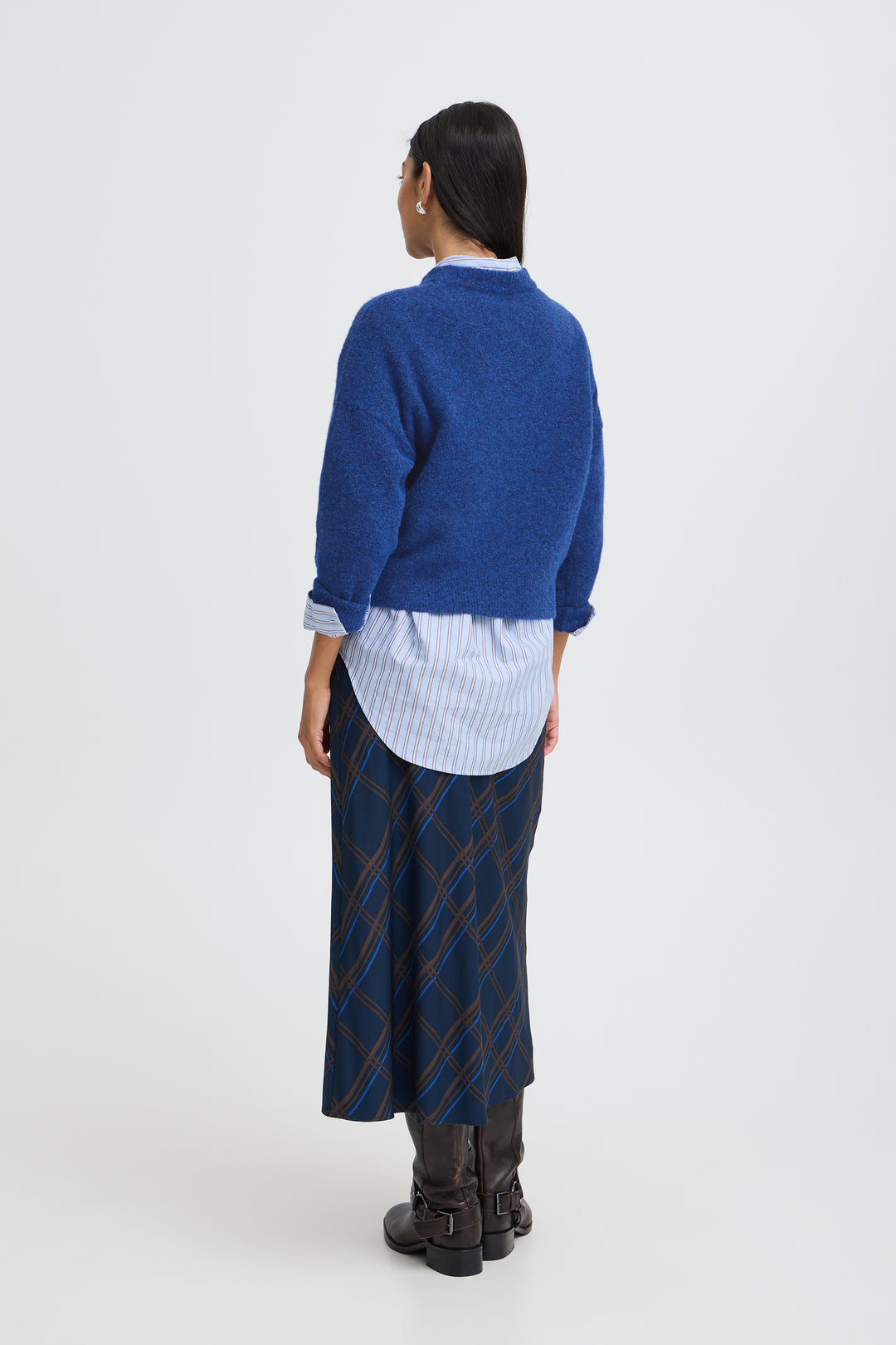 Omea Crew Neck Jumper Blue