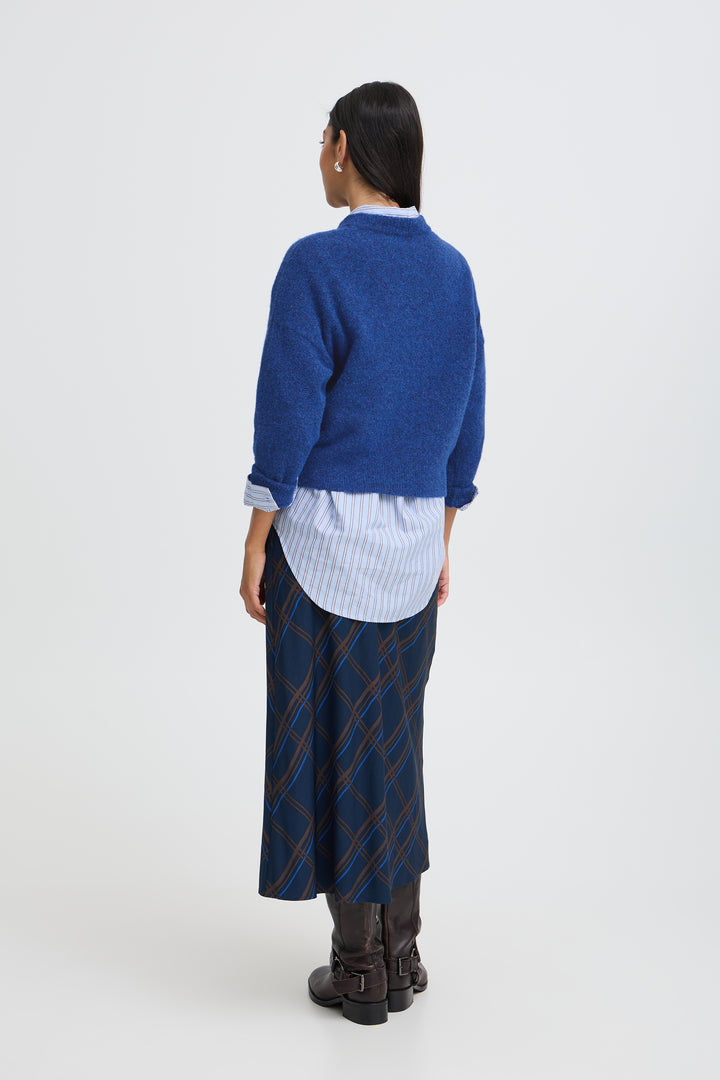 Omea Crew Neck Jumper Blue