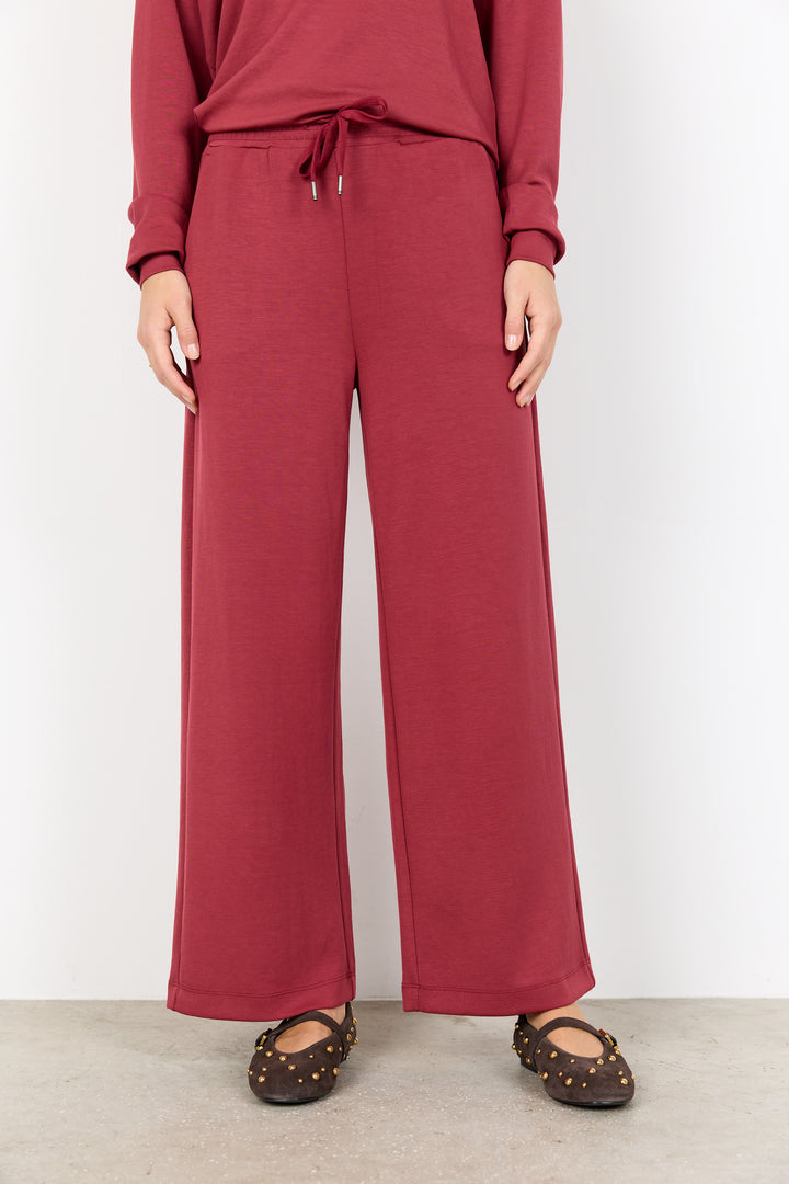 Banu 33 Pants Dark Red