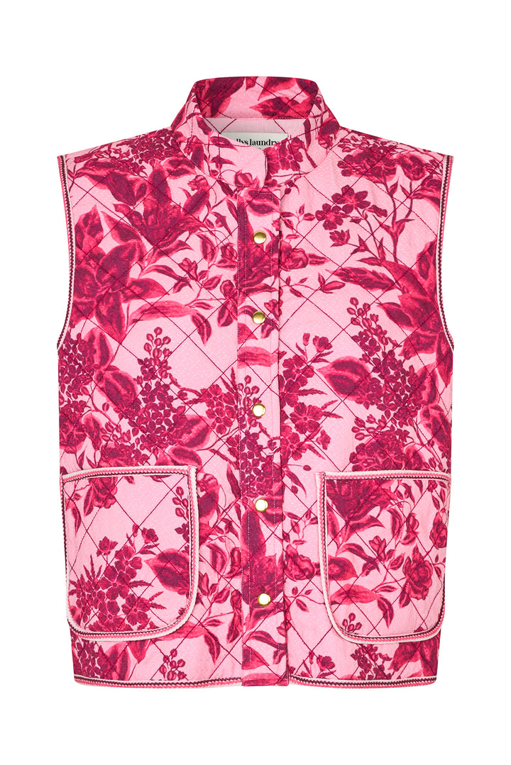 Cairo Vest - Pink Foral
