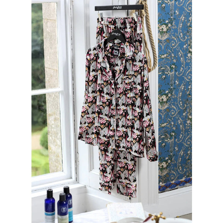 Pippa PJ Set Black Floral
