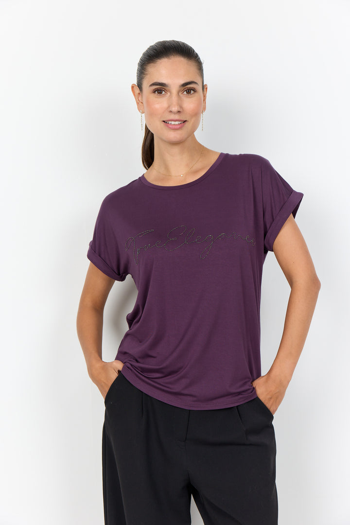 Marica 345 T-Shirt Plum