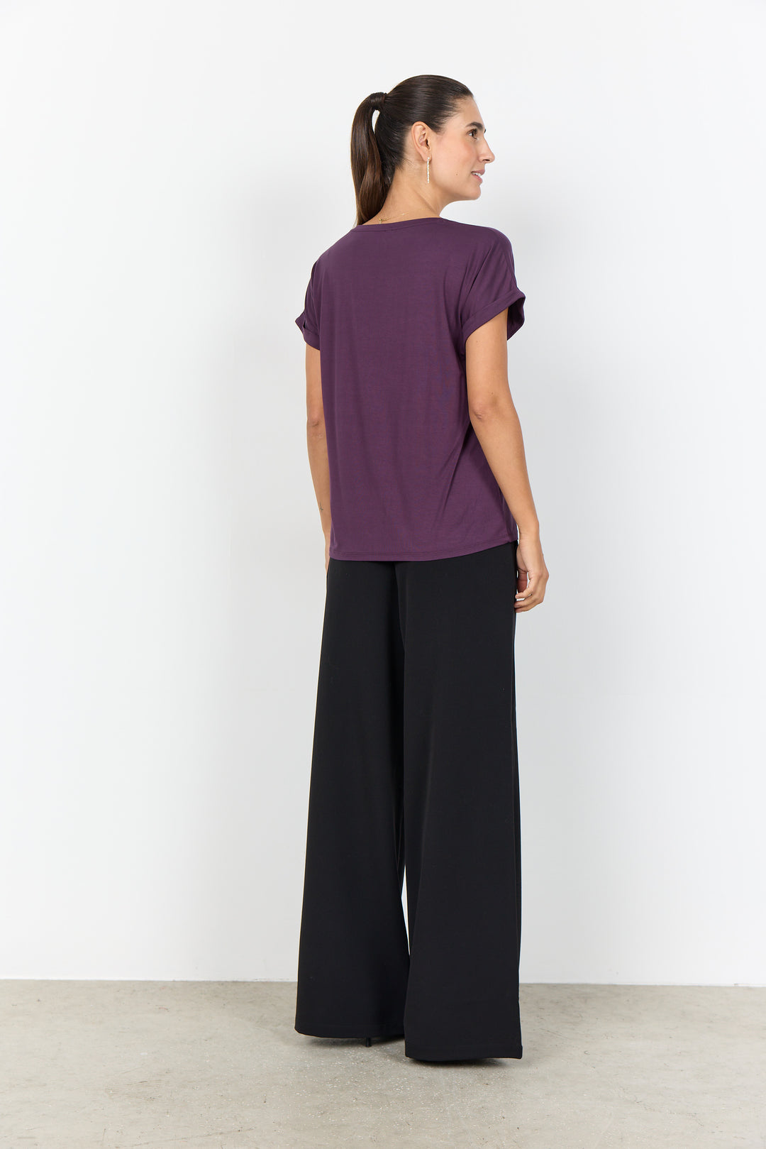 Marica 345 T-Shirt Plum
