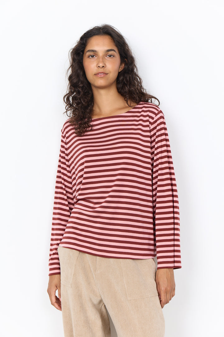 Helle Long Sleeved Top Ruby Red