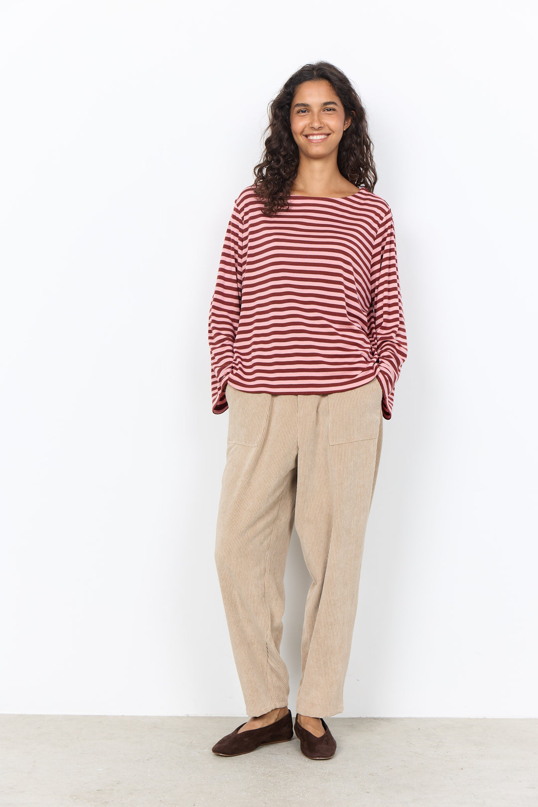 Helle Long Sleeved Top Ruby Red