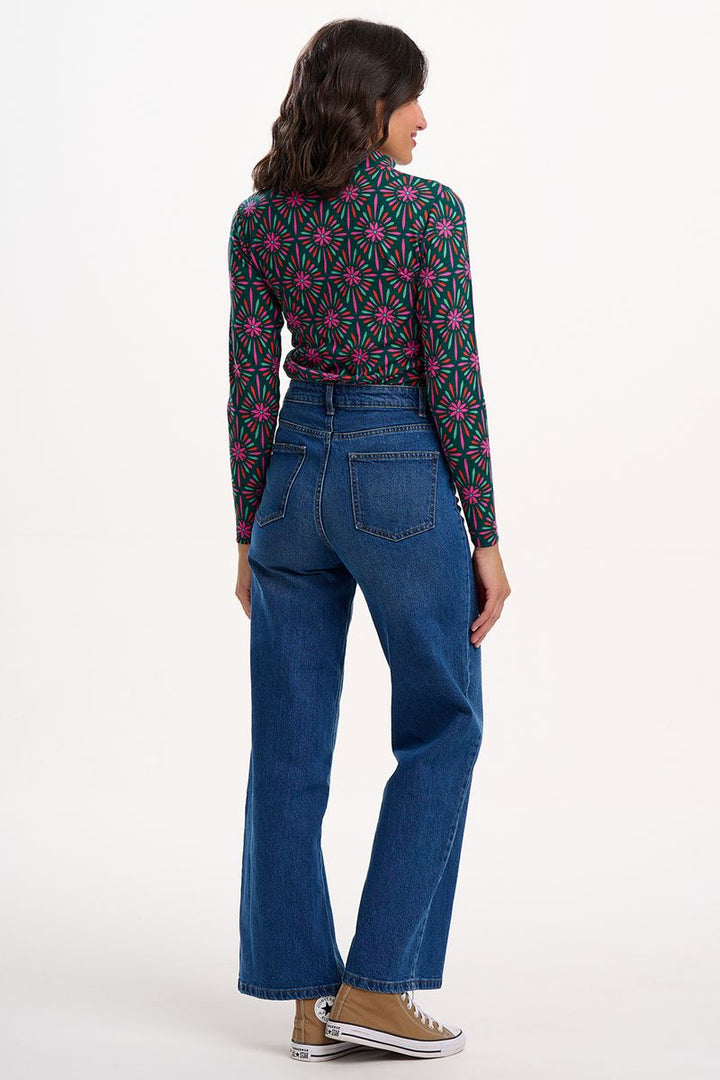 Annika Turtleneck Jersey Top
