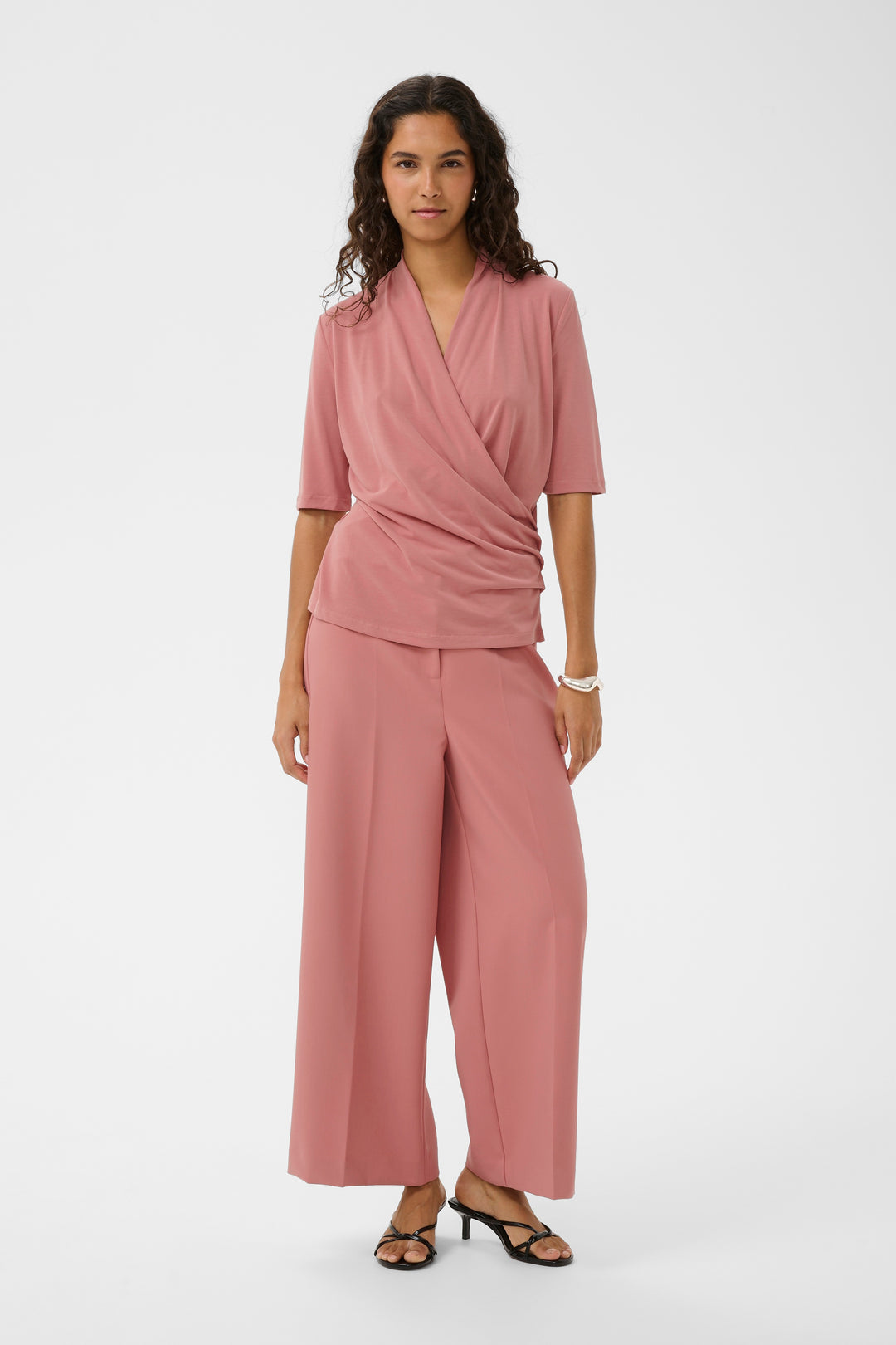 Columbine Wrap Top Ash Rose